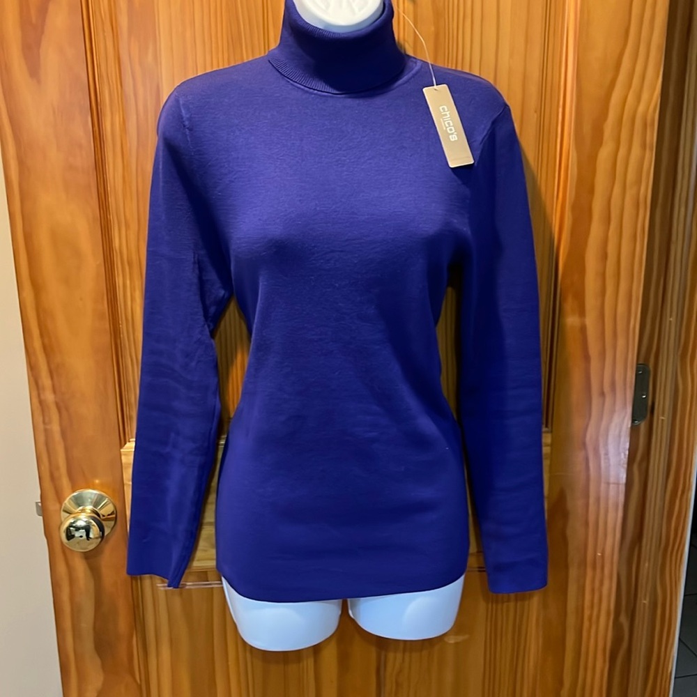 Chico's Rachel Turtleneck Sweater - Picture 1 of 8